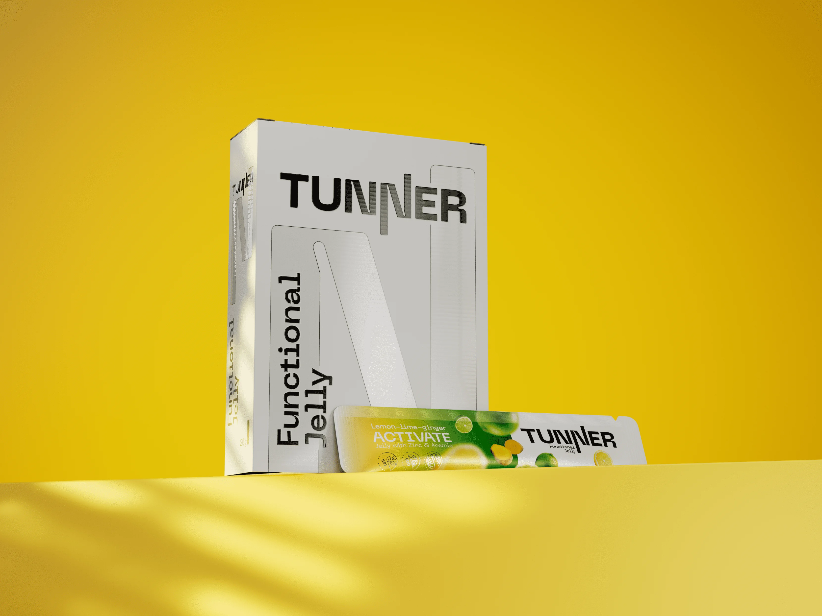 Функциональное желе Tunner ACTIVATE со вкусом «Лимон-Лайм-Имбирь»