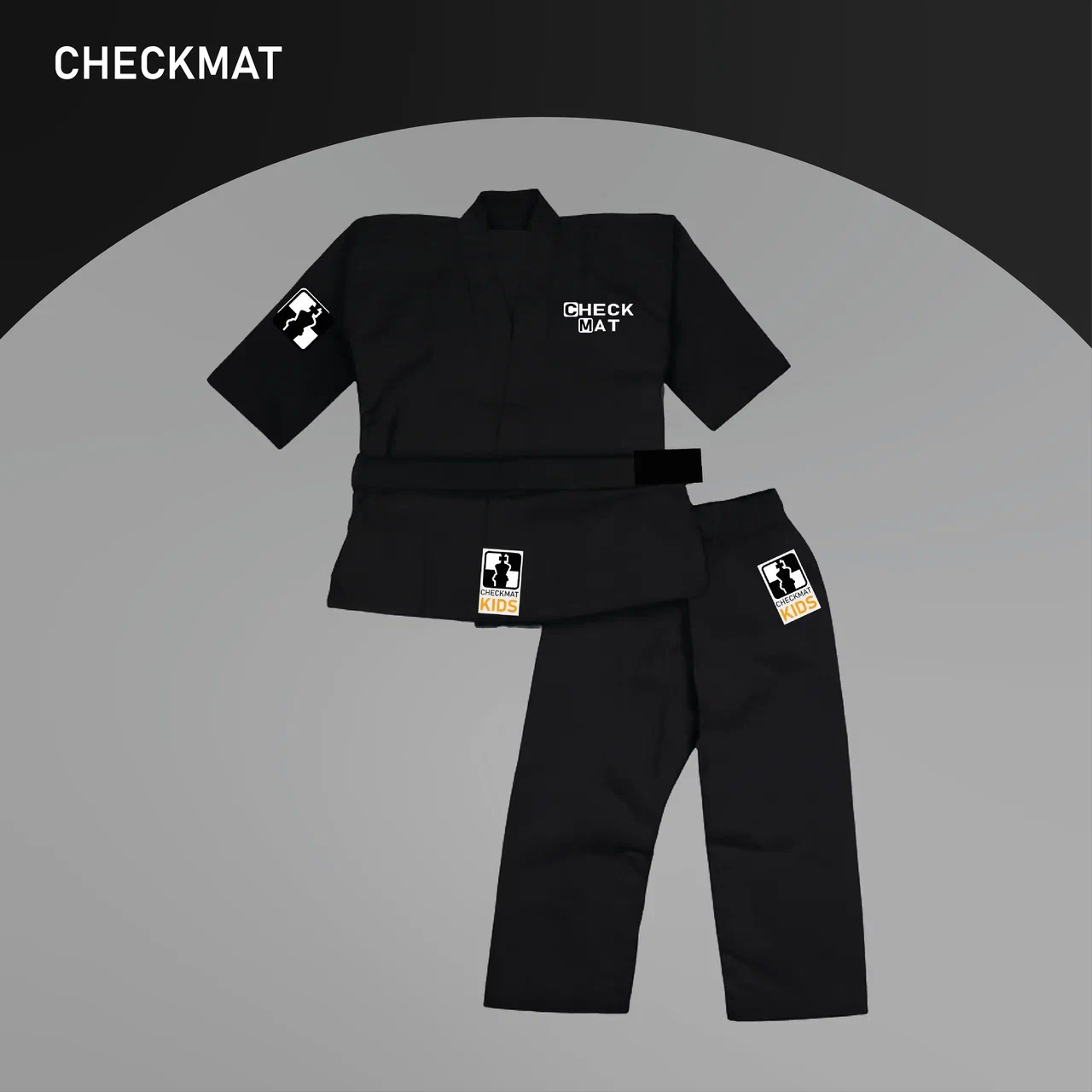 Кимоно для BJJ детское черное  M0