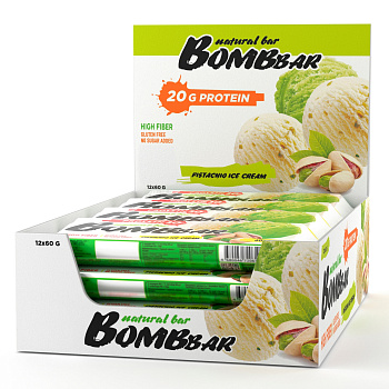 Протеиновый батончик Bombbar - Фисташковый пломбир