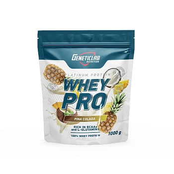 Сывороточный протеин Geneticlab WHEY PRO 1000 г Пина Колада